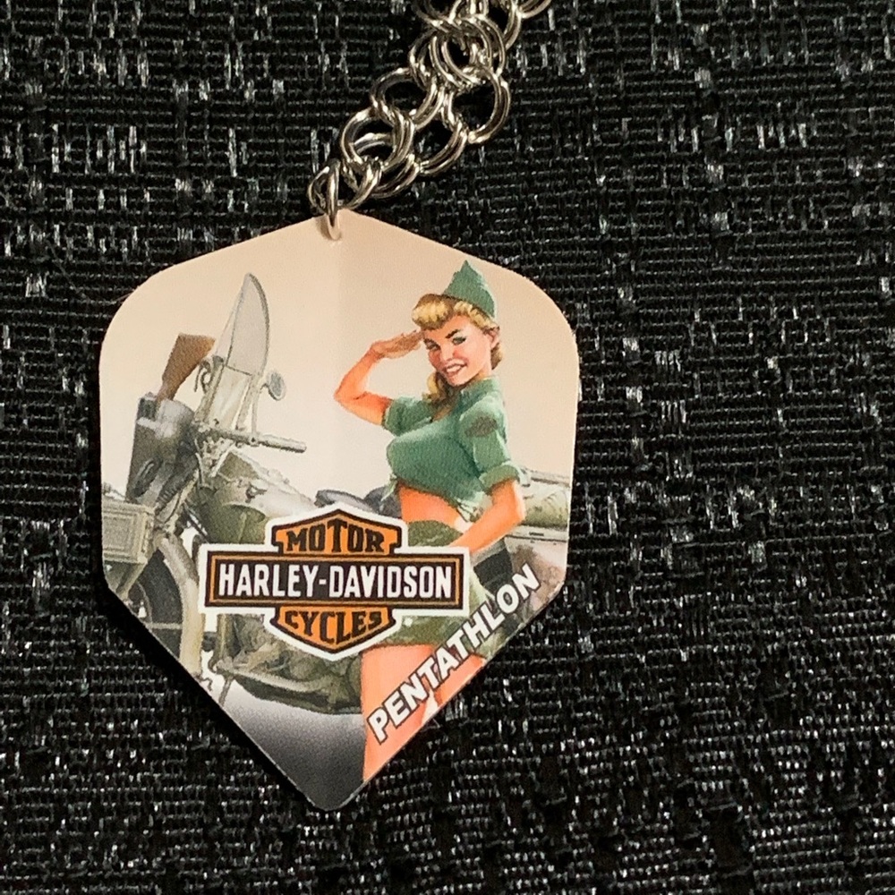 Harley-Davidson Pinup Girl Necklace